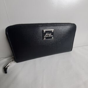 Lauren Ralph Lauren Black Textured Wallet